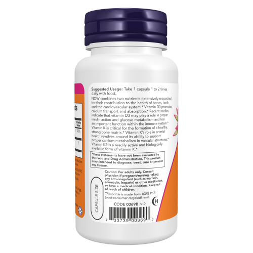 Vitamina D-3 / K-2 indicaciones