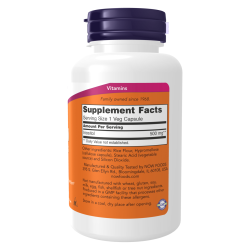 Now Inositol etiqueta nutricional 