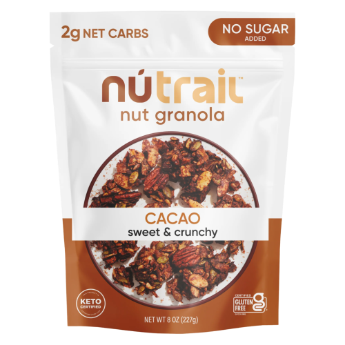 Granola de chocolate oscuro