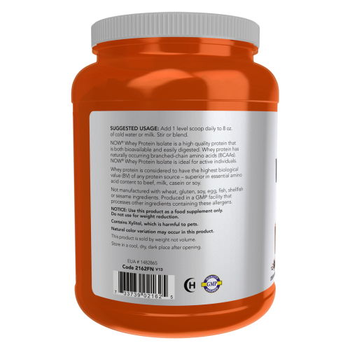 Whey protein isolate creamy chocolate - modo de uso