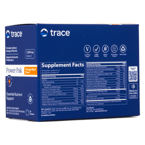Electrolitos power pak de naraja de Trace - modo de uso