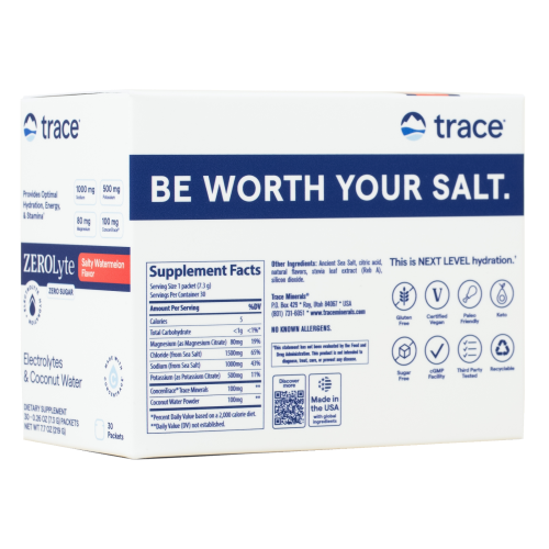 ZeroLyte Salty Watermelon - Trace - modo de uso